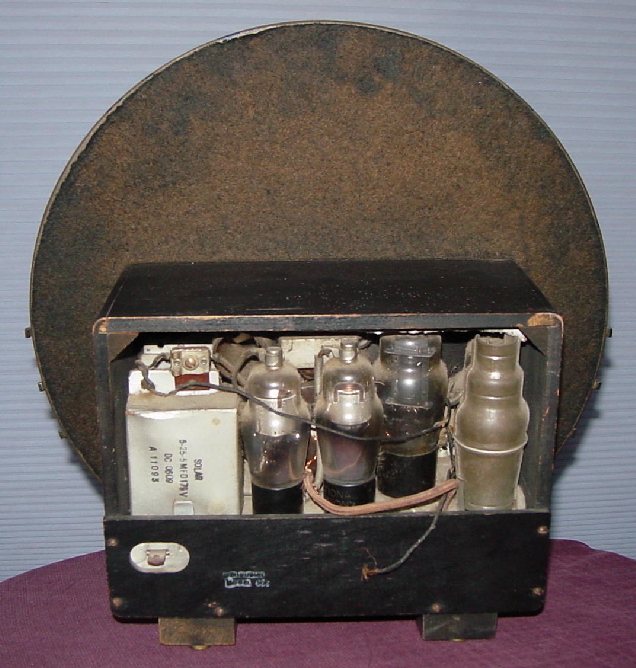 Sparton BLUEBIRD vacuum tube 1936 radio #506 wood REPLACEMENT back panel 