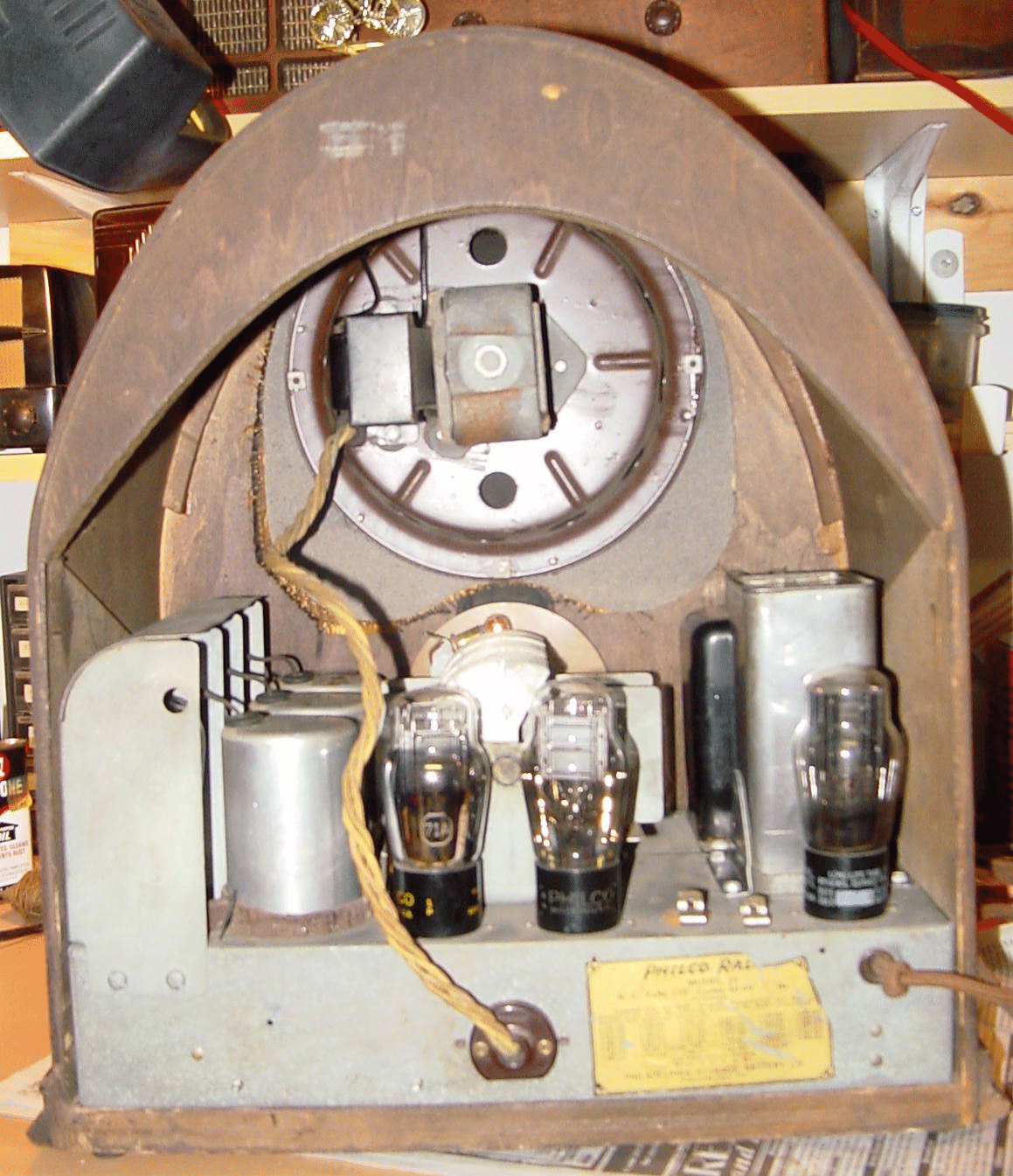 Chassis view of the 20 deluxe