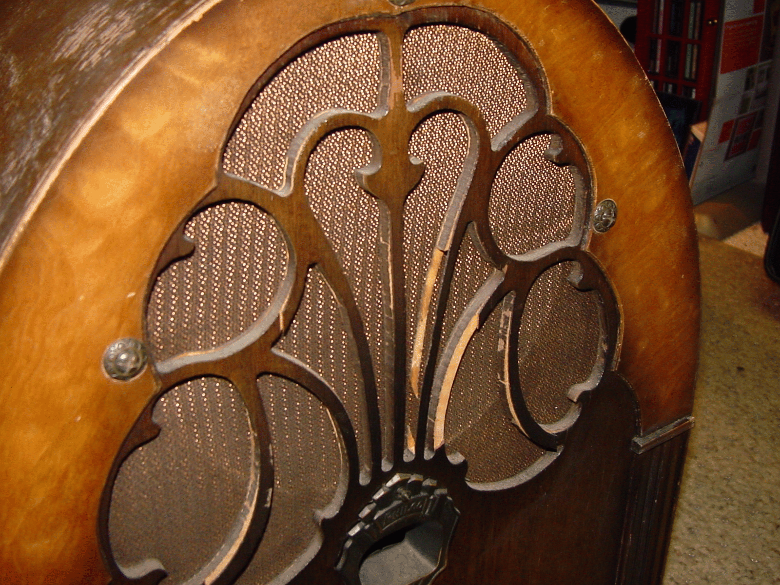 Grille, as found