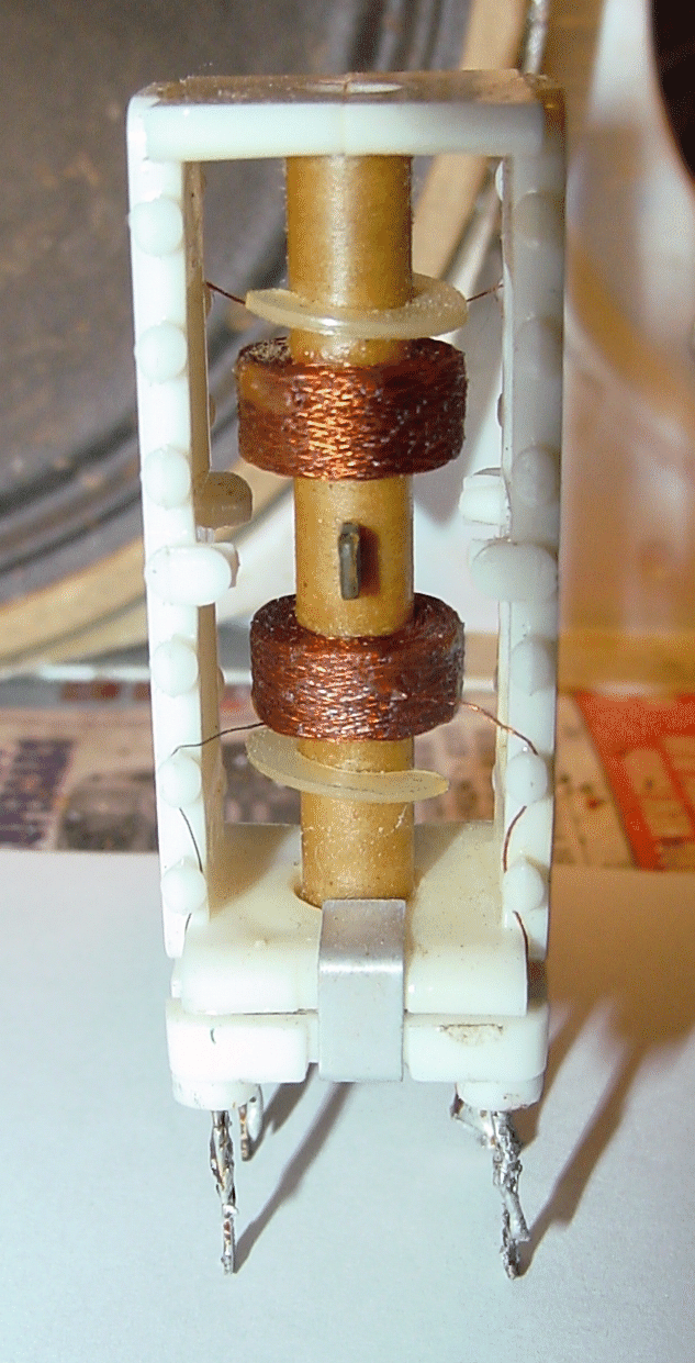 IF transformer, removed from metal can
