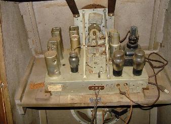 Philco 38-4XX Console Radio rear View