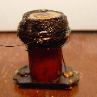 Blackened antenna coil