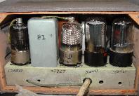 Rear view (cover removed) showing tube substitutions