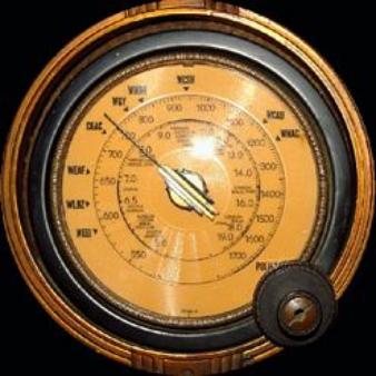 Philco 38-4XX Console Radio Conecentric Dial View